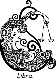 天枰座矢量图片-天枰座矢量素材-天枰座矢量插画-摄图新视界