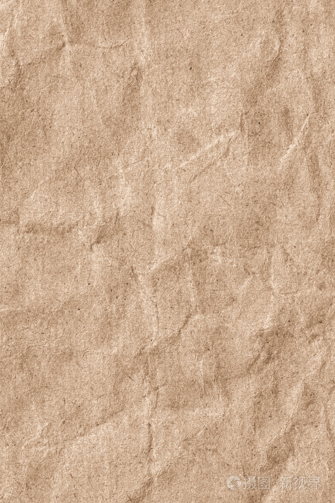 回收站米色条纹的牛皮纸纸张粗皱的grunge纹理