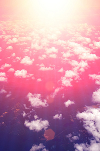 飞机 cloudscape 的视图