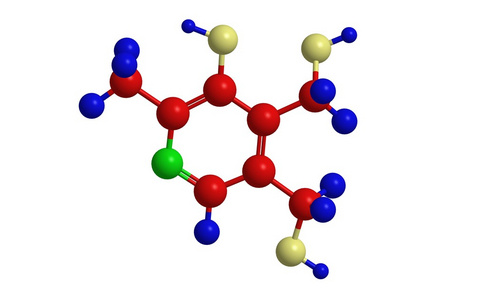 分子结构的吡哆醇