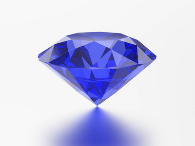 波光粼粼圆3d 图蓝色翡翠圆钻石蓝宝石宝石机智照片