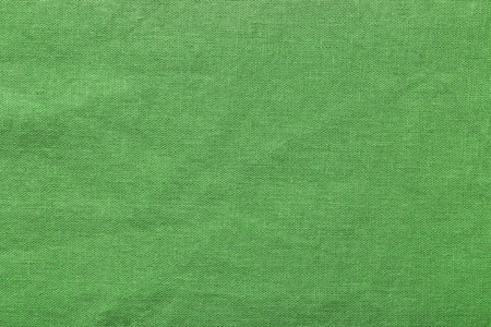 绿色麻布背景和纹理