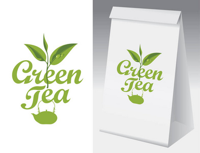 纸包装与标签为绿茶