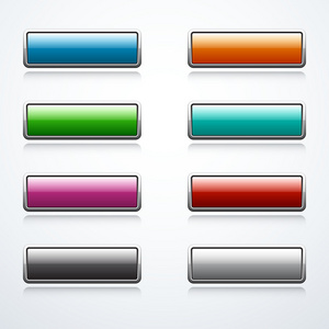 玻矩形矩形按钮设置照片