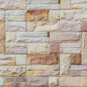 现代模式的石头墙体表面装饰