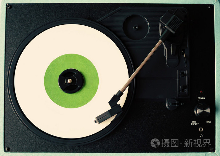 白黑胶唱片