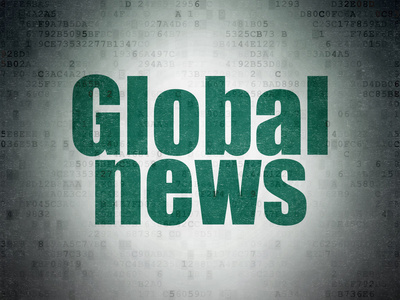 新闻概念全球数字论文背景新闻