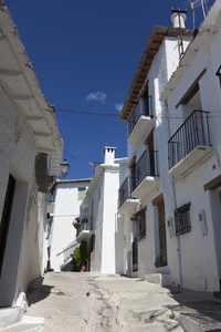 Capileira，Alpujarra，安达卢西亚格拉纳达省的街道