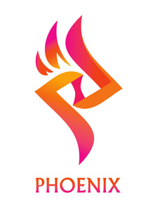 鸽子鹰标识概念图标凤凰标志设计符号矢量