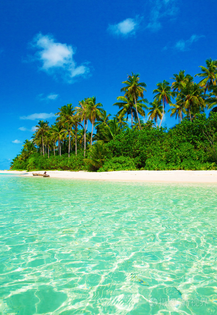 马尔代夫美丽的海滩