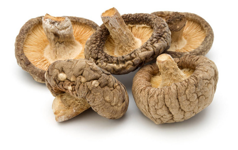 亚洲的干蘑菇堆图片