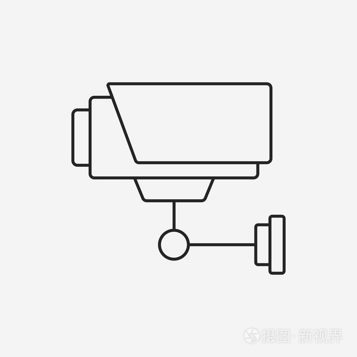 监控线图标插画-正版商用图片0d97te-摄图新视界