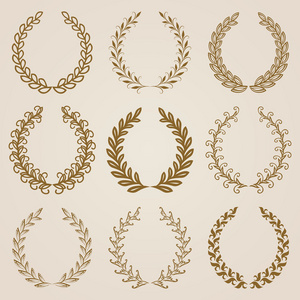 金桂冠图片-金桂冠素材-金桂冠插画-摄图新视界