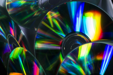 cd 和其彩色的反射