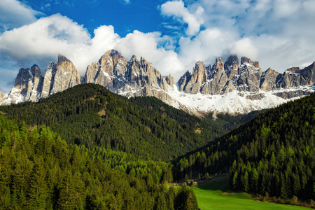 多洛米蒂山意大利的阿尔卑斯山