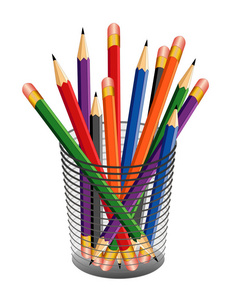 铅笔，多色，在台主办