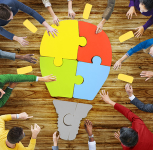 团队支持团队合作支持创意概念照片