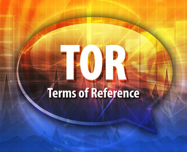 Tor 的首字母缩写词语音泡沫图