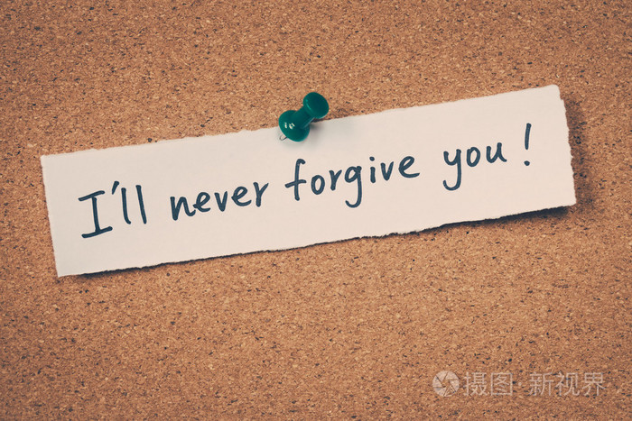 永远不会原谅你