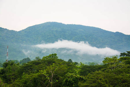 山水的山和雾