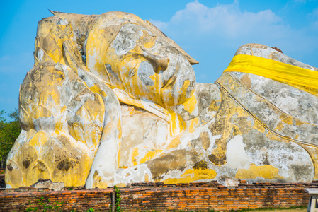 扫管笏 Lokaya Sutha 在大城府，泰国卧佛