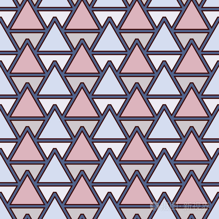 简单的抽象壁纸与几何图形.无缝的表面图案