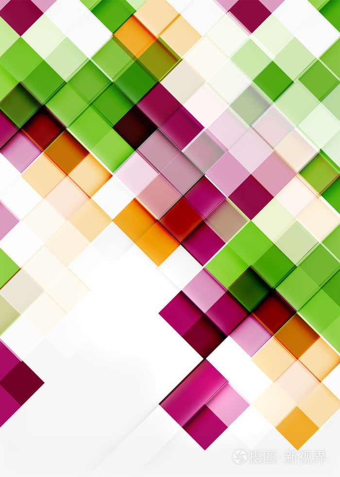 方形马赛克图案设计