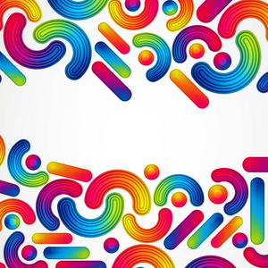 多彩色彩与条纹的设计元素飞溅, 色彩设计, 图示多彩抽象背景照片