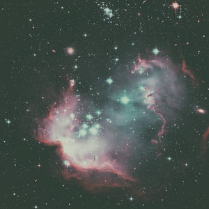 疏散星团的恒星位于小麦哲伦星云