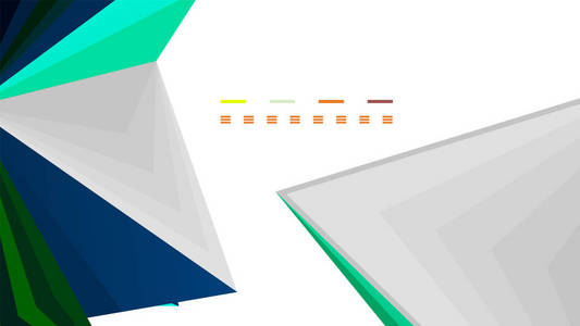 现代三角演示文稿模板图片