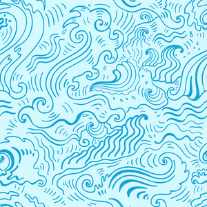海浪线条图片