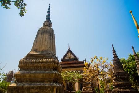 Siemreap,Cambodia.Temple 和佛塔