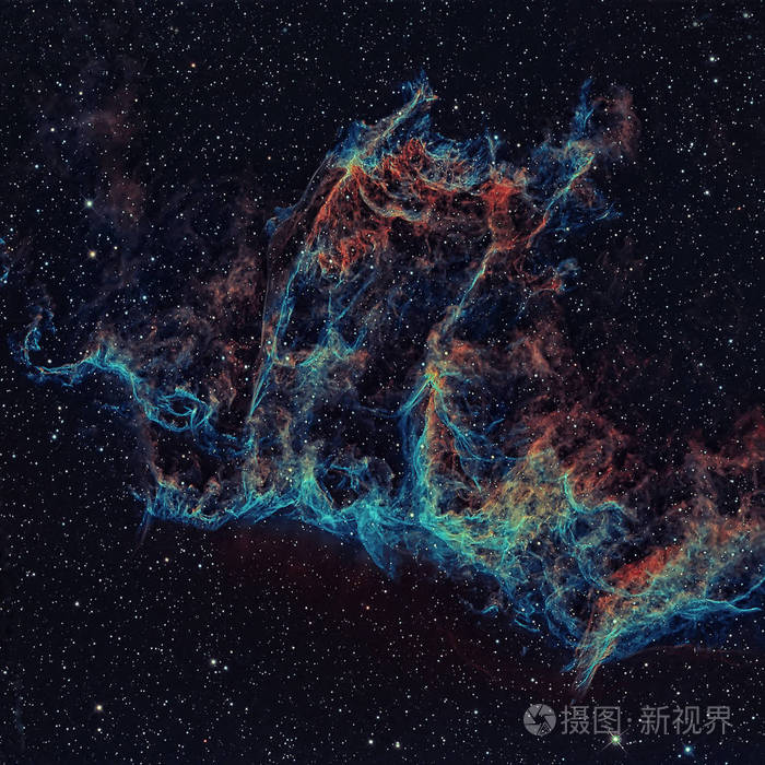 面纱星云在天鹅