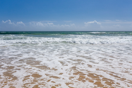 热带海滩波复古风格