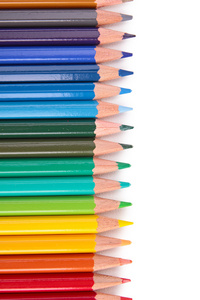 彩色的铅笔背景