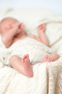 新生婴儿脚