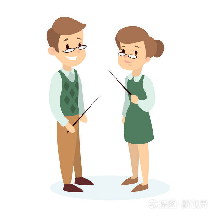 孤立的教师夫妇