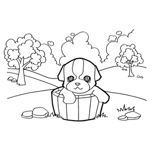 住房狗图片-住房狗素材-住房狗插画-摄图新视界