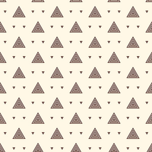 概述反复的三角形背景.简单的抽象壁纸与几何图形.无缝的表面图案照片