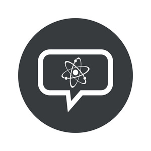 圆角对话框原子图标图片