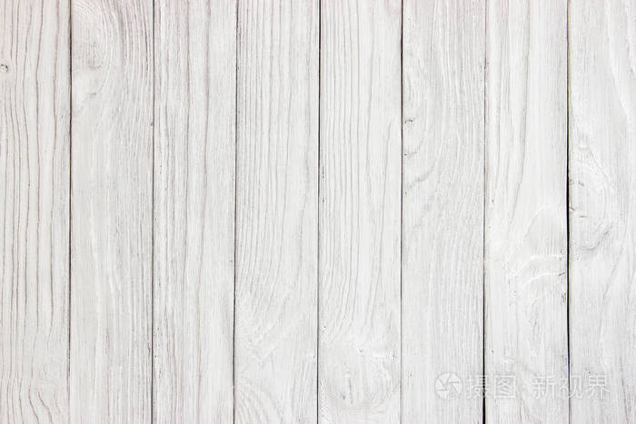 白色木板作为纹理和背景