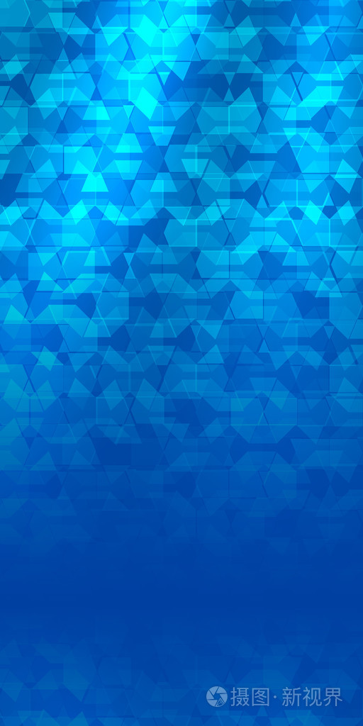 蓝色背景传单页封面小册子发光效果