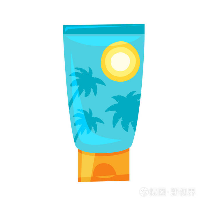 卡通风格的插图的防晒霜管插画 正版商用图片0ddxmi 摄图新视界 卡通风格的插图的防晒霜管插画 正版商用图片0ddxmi 摄图新视界