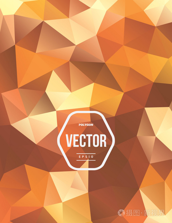 抽象多边形背景插画-正版商用图片0de3to-摄图新视界