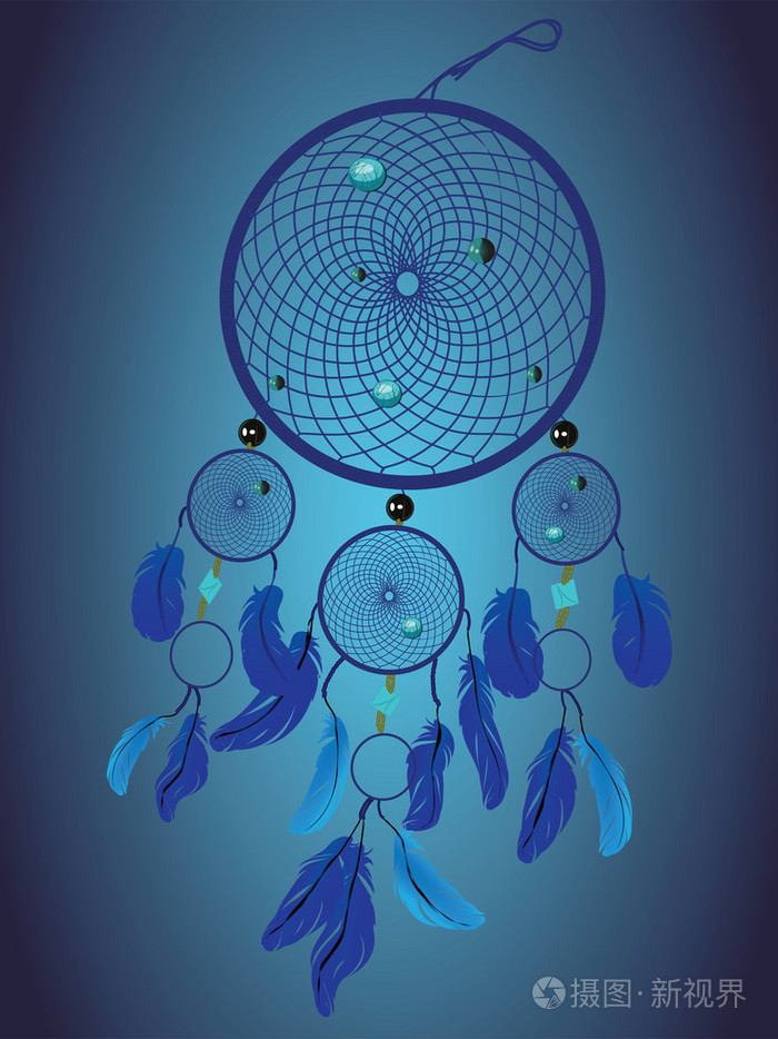 捕梦网的背景插画-正版商用图片0de9fi-摄图新视界