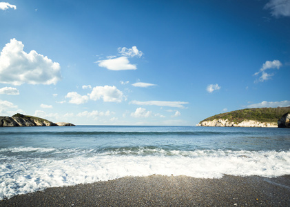 沙滩海浪图片