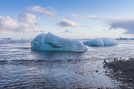 Jokulsarlon 冰川的破冰