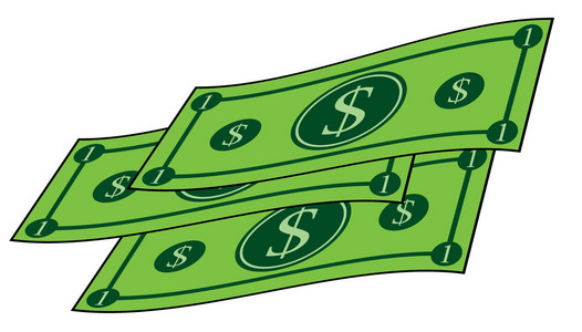 卡通钞票美元照片