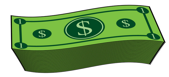 卡通钞票美元照片