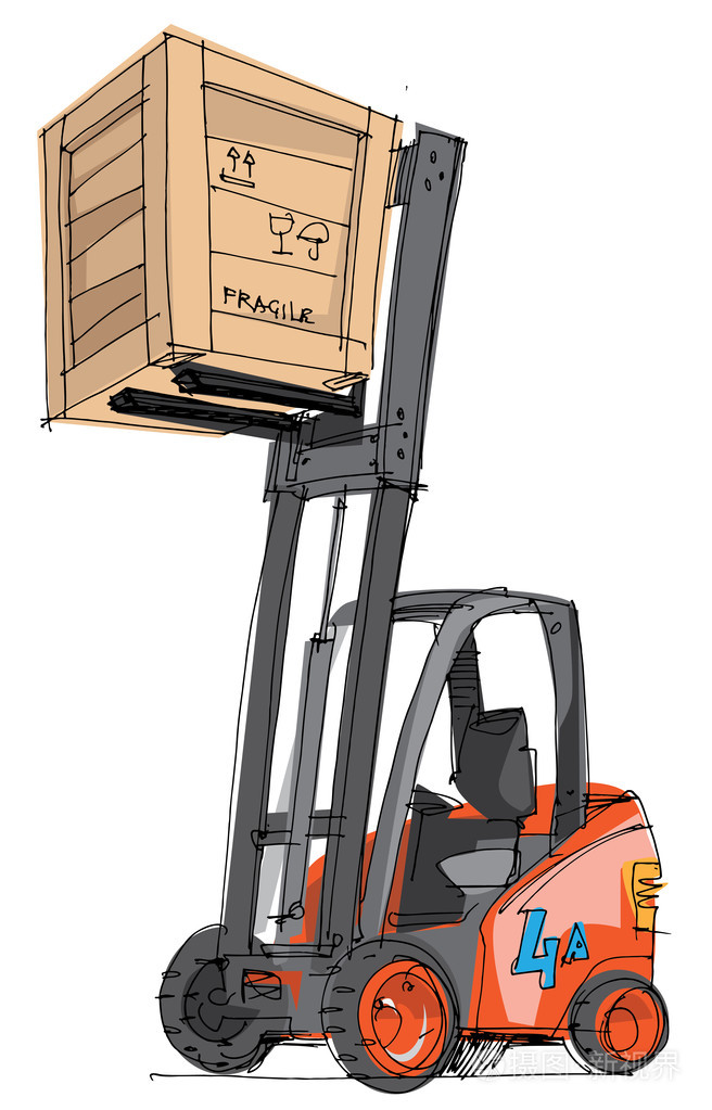 叉车机-卡通明星